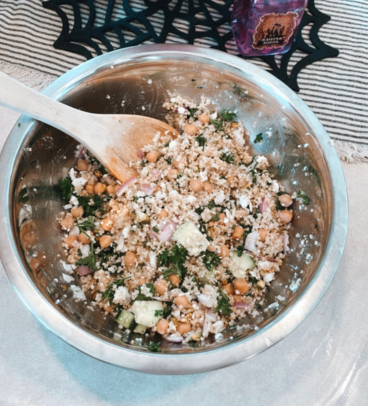 Lemon Chickpea Quinoa Salad