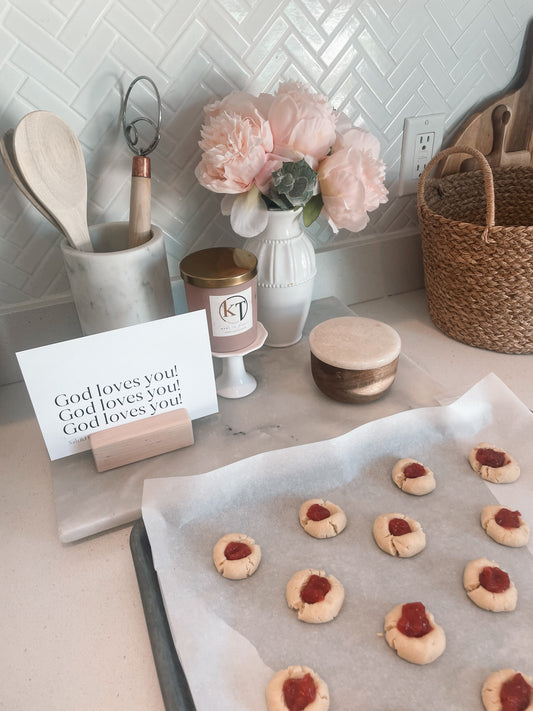 Almond Flour Thumbprint Cookies